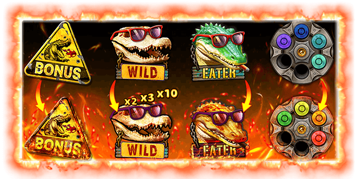 Tragamonedas Gator Hunters 2 de Nolimit City - arte oficial del juego