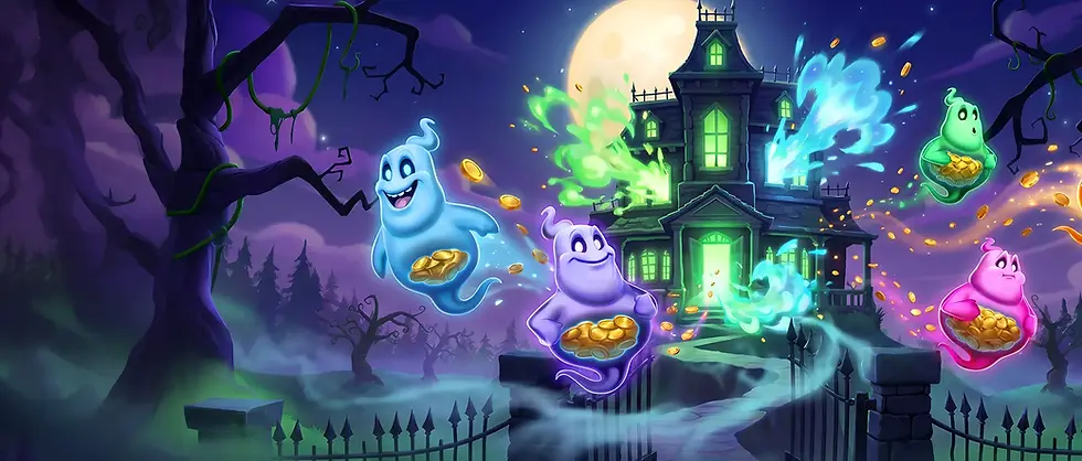 Ghost Booster! GO Guaranteed official key art by Play'n GO