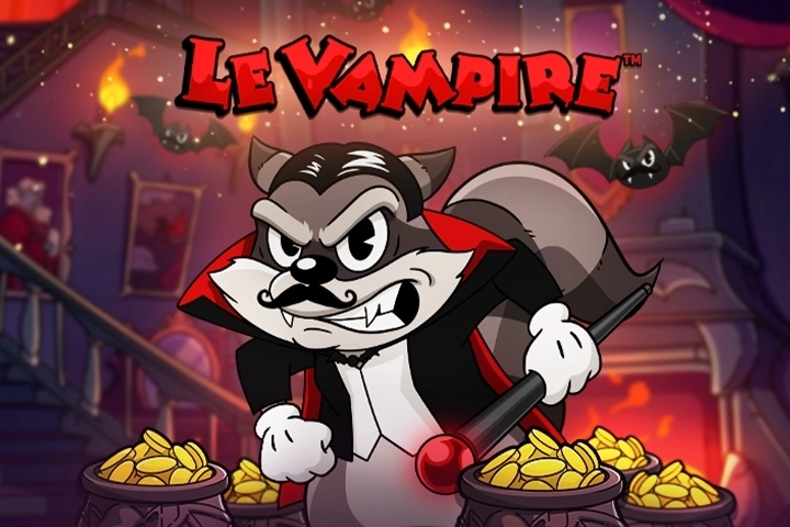 Le Vampire da Hacksaw Gaming - arte oficial do jogo