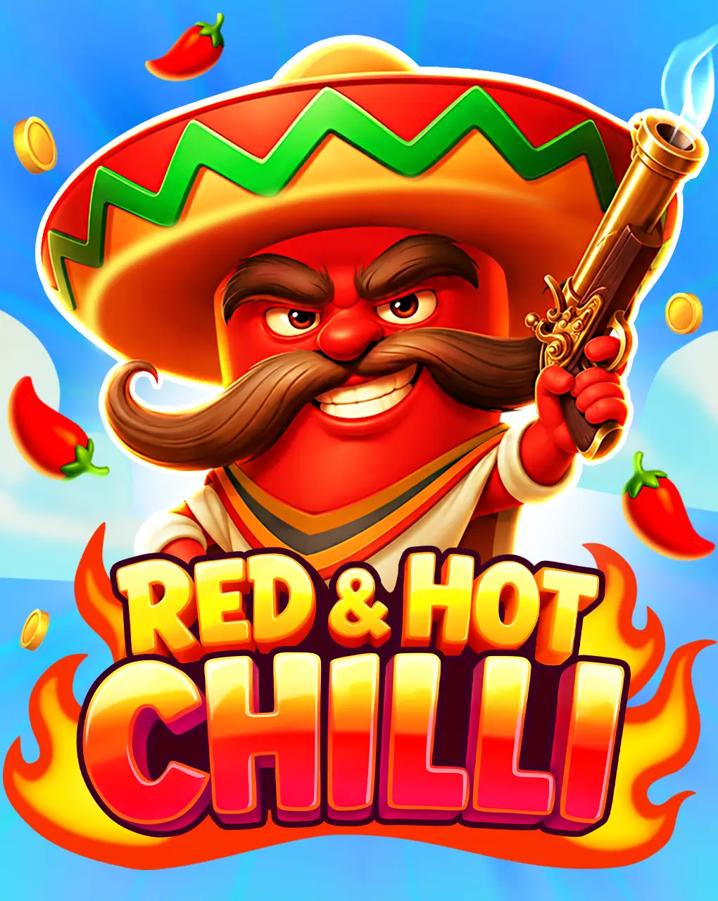 Red and Hot Chilli slot by BGaming - official game art