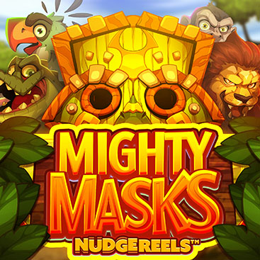 Mighty Masks - official slot artwork