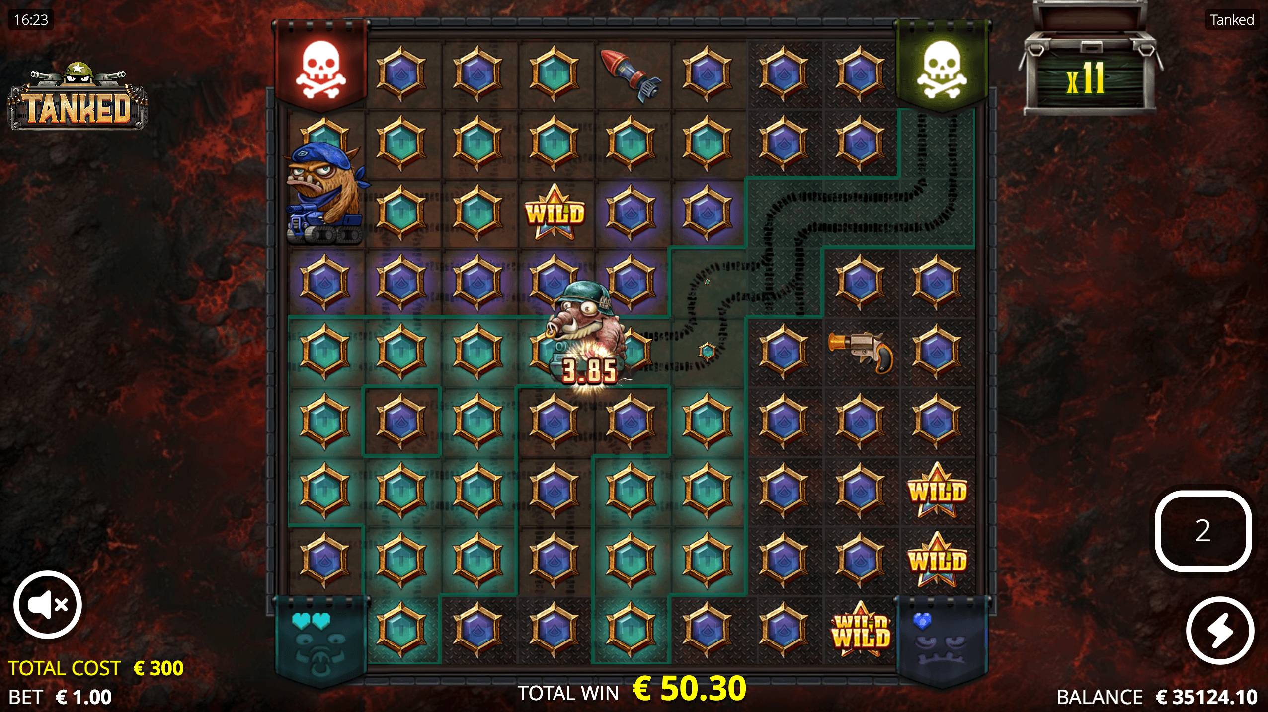 Tanked - official slot artwork