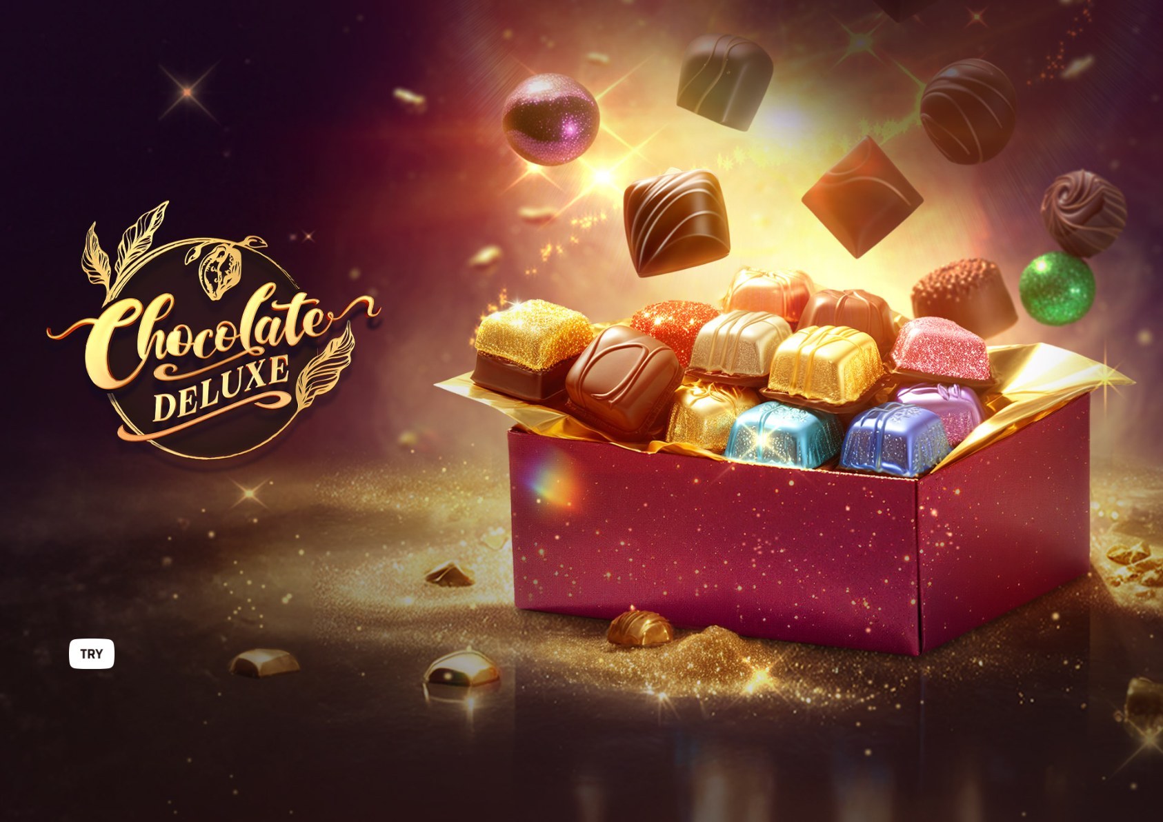Chocolate Deluxe - arte oficial del tragamonedas