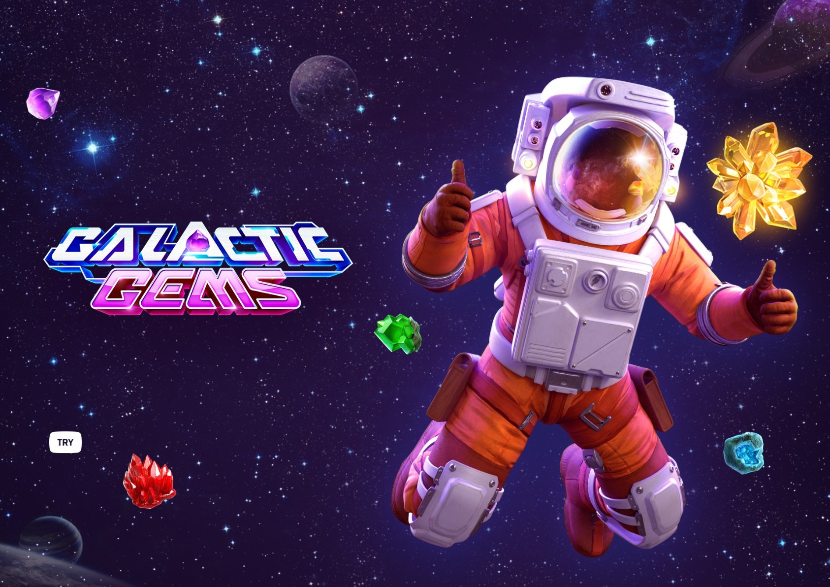 Galactic Gems - arte oficial del tragamonedas
