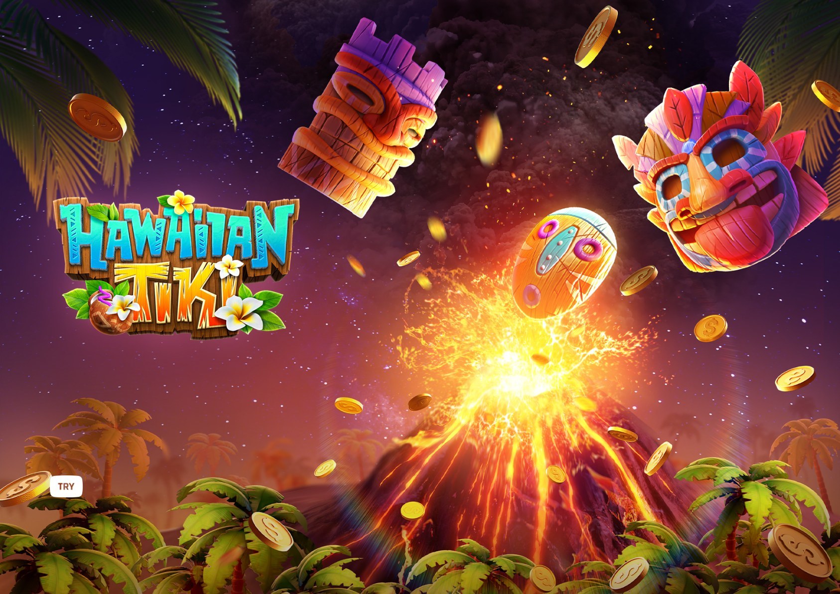 Hawaiian Tiki - arte oficial del tragamonedas