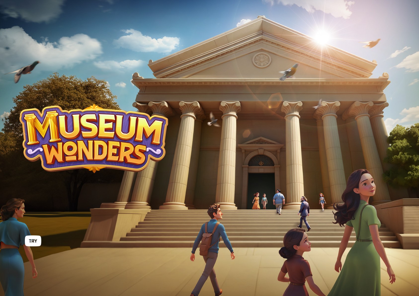 Museum Wonders - arte oficial del tragamonedas