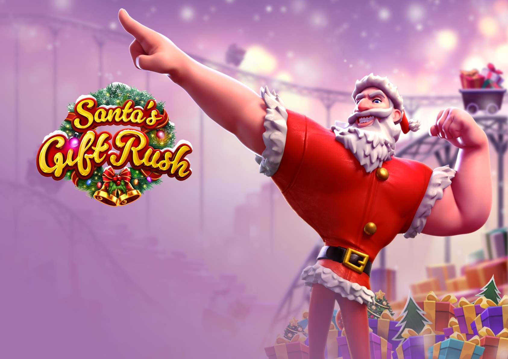 Santa's Gift Rush - arte oficial del tragamonedas