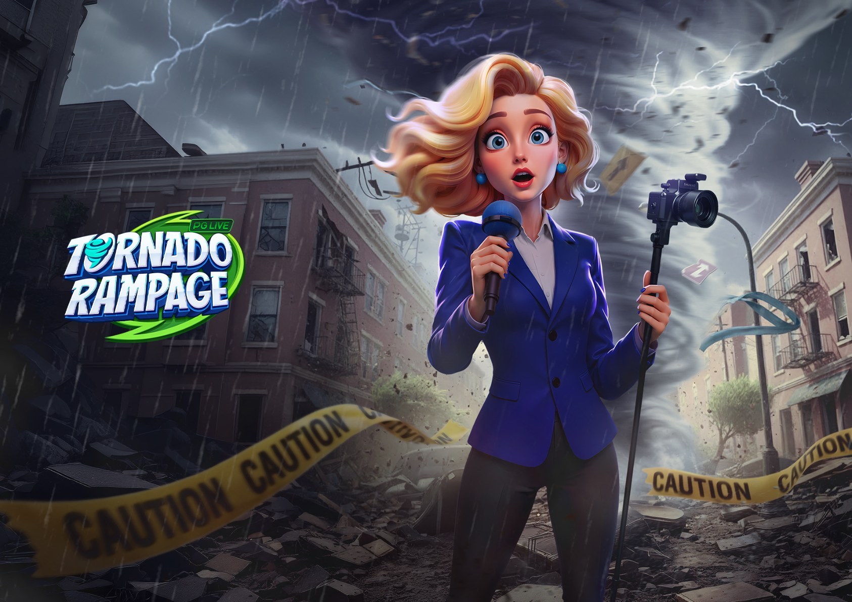 Tornado Rampage - arte oficial del tragamonedas