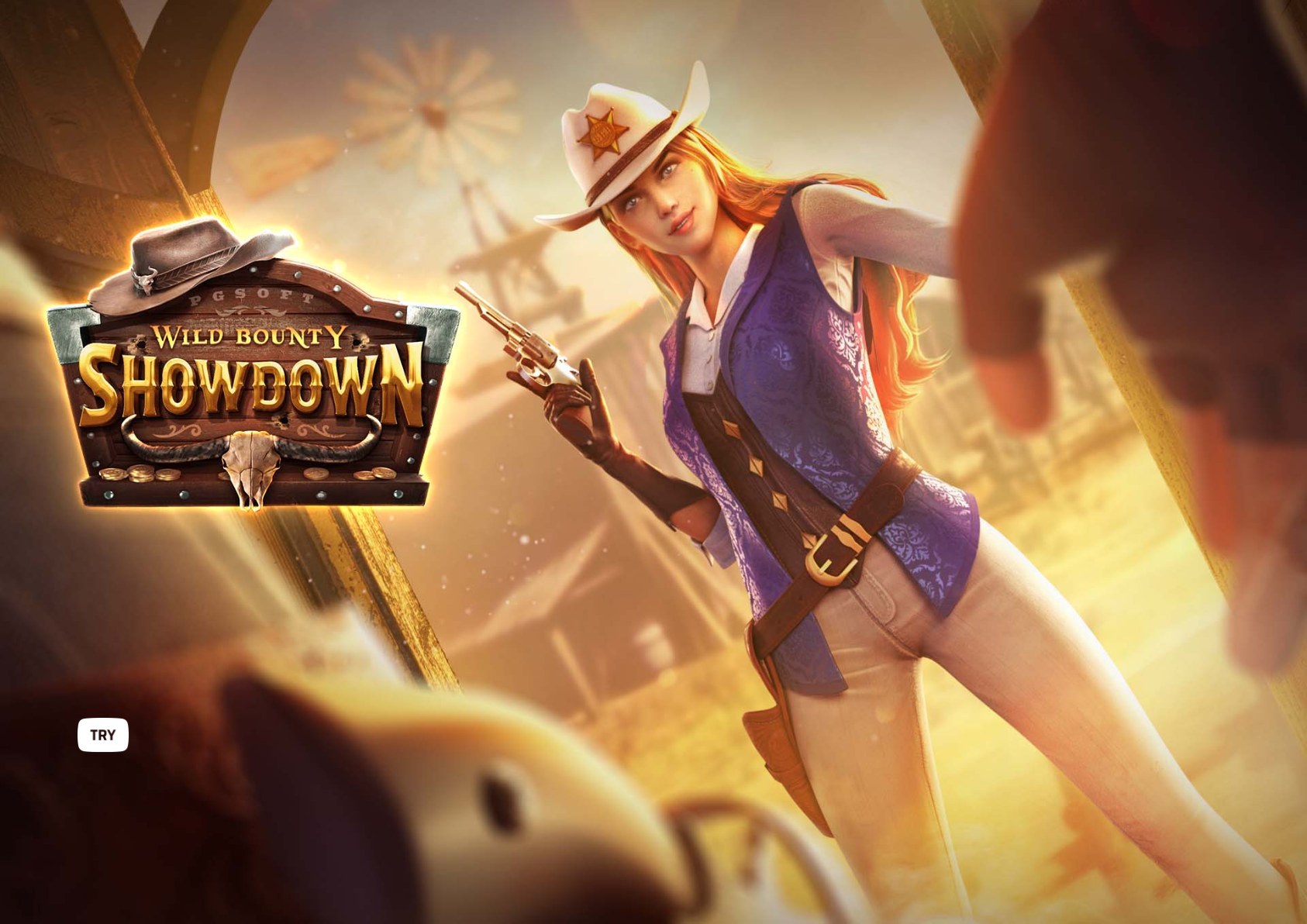 Wild Bounty Showdown - arte oficial del tragamonedas