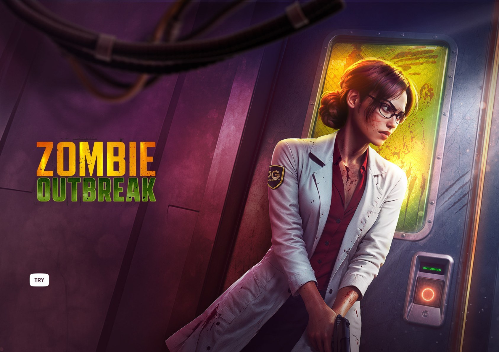 Zombie Outbreak - arte oficial del tragamonedas
