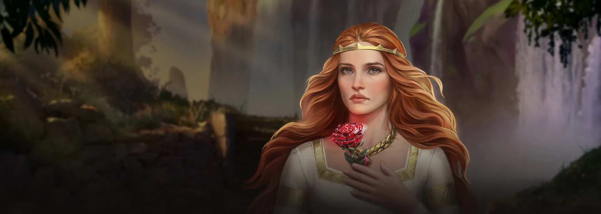 15 Crystal Roses: A Tale of Love - official slot artwork