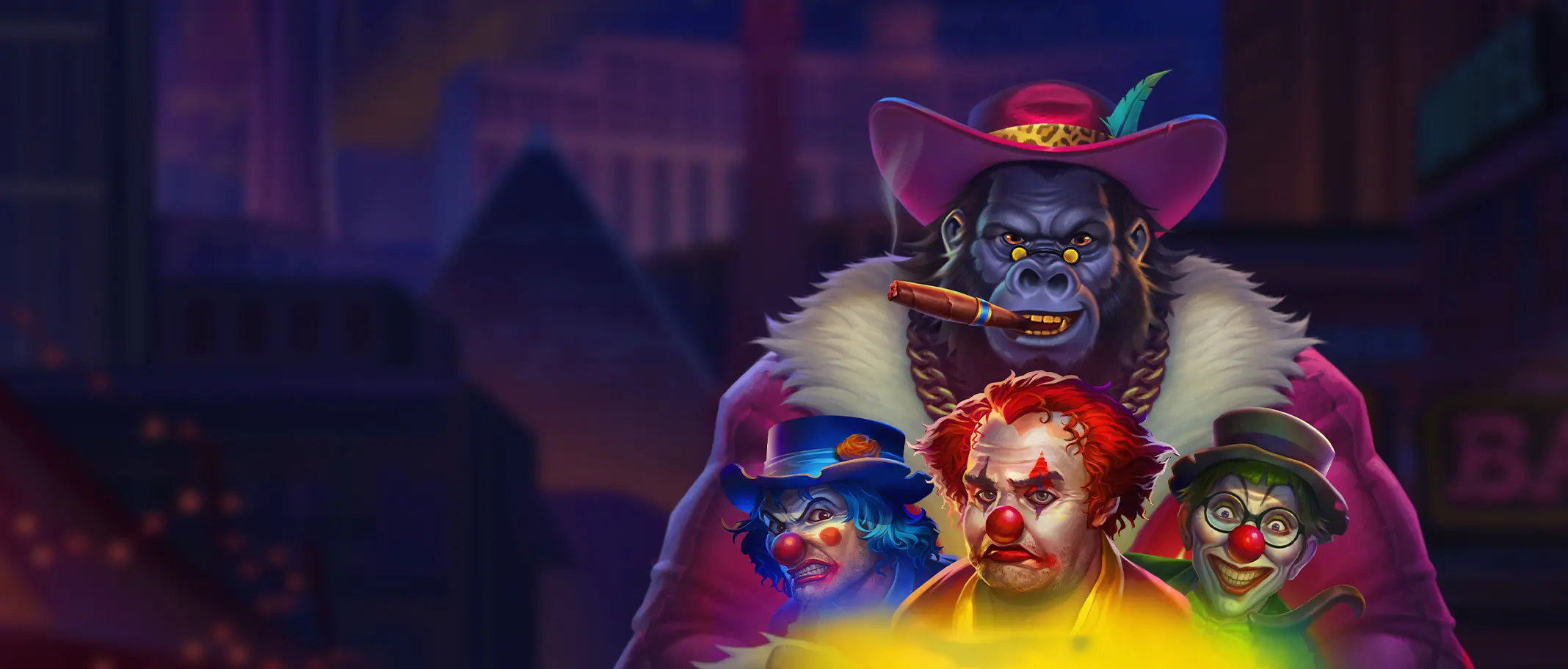 3 Clown Monty II - official slot artwork