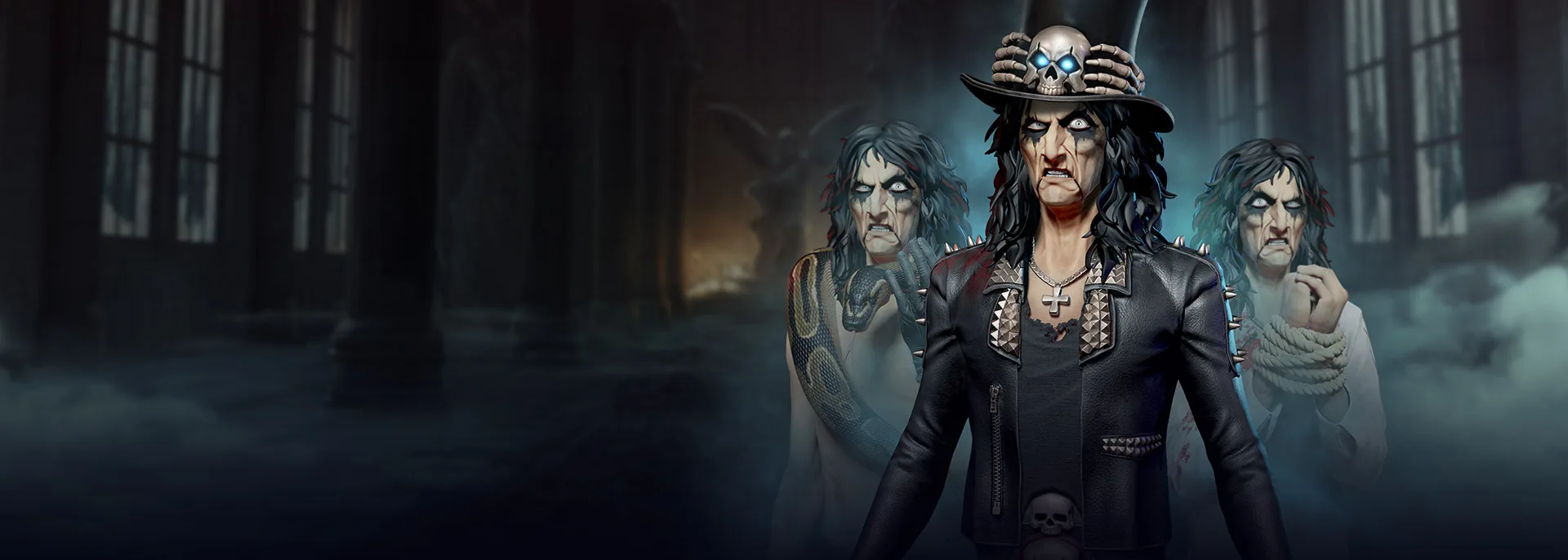 Alice Cooper and the Tome of Madness - official slot artwork