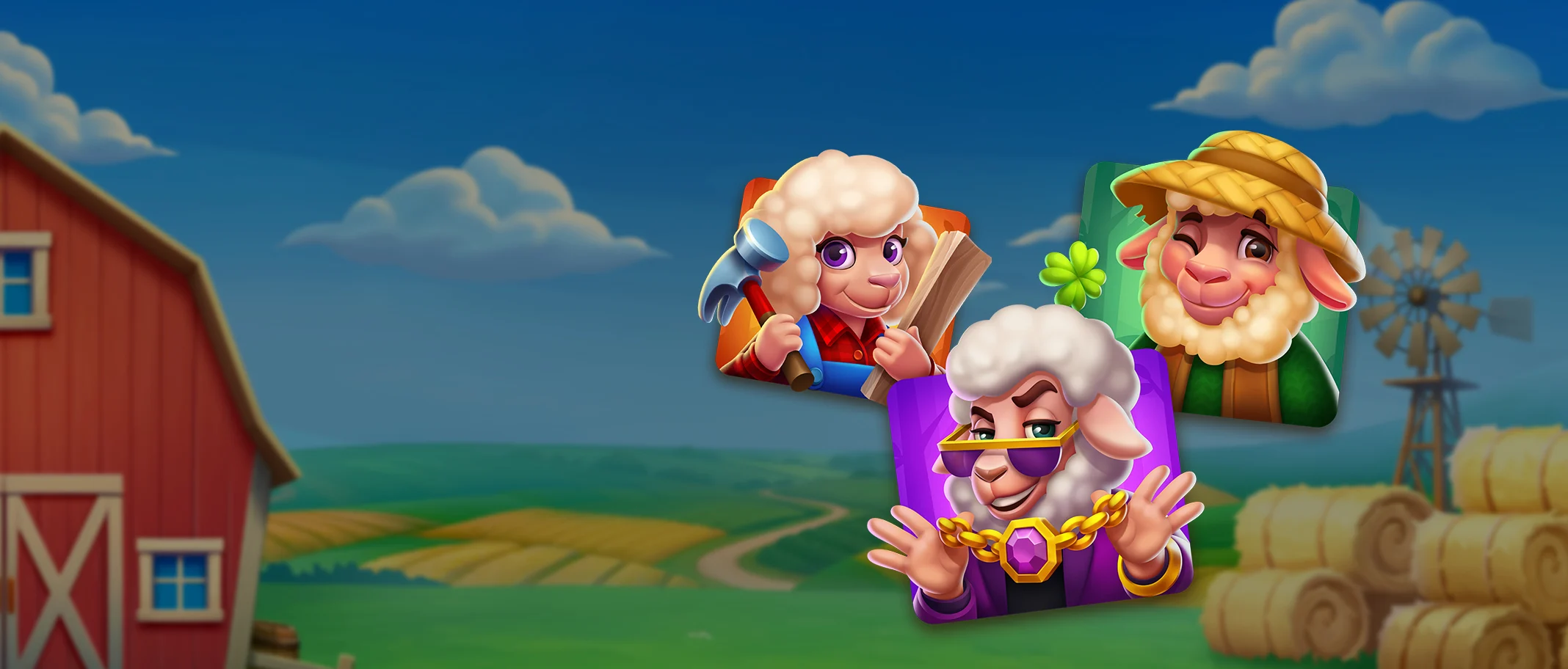 Barn Busters - official slot artwork