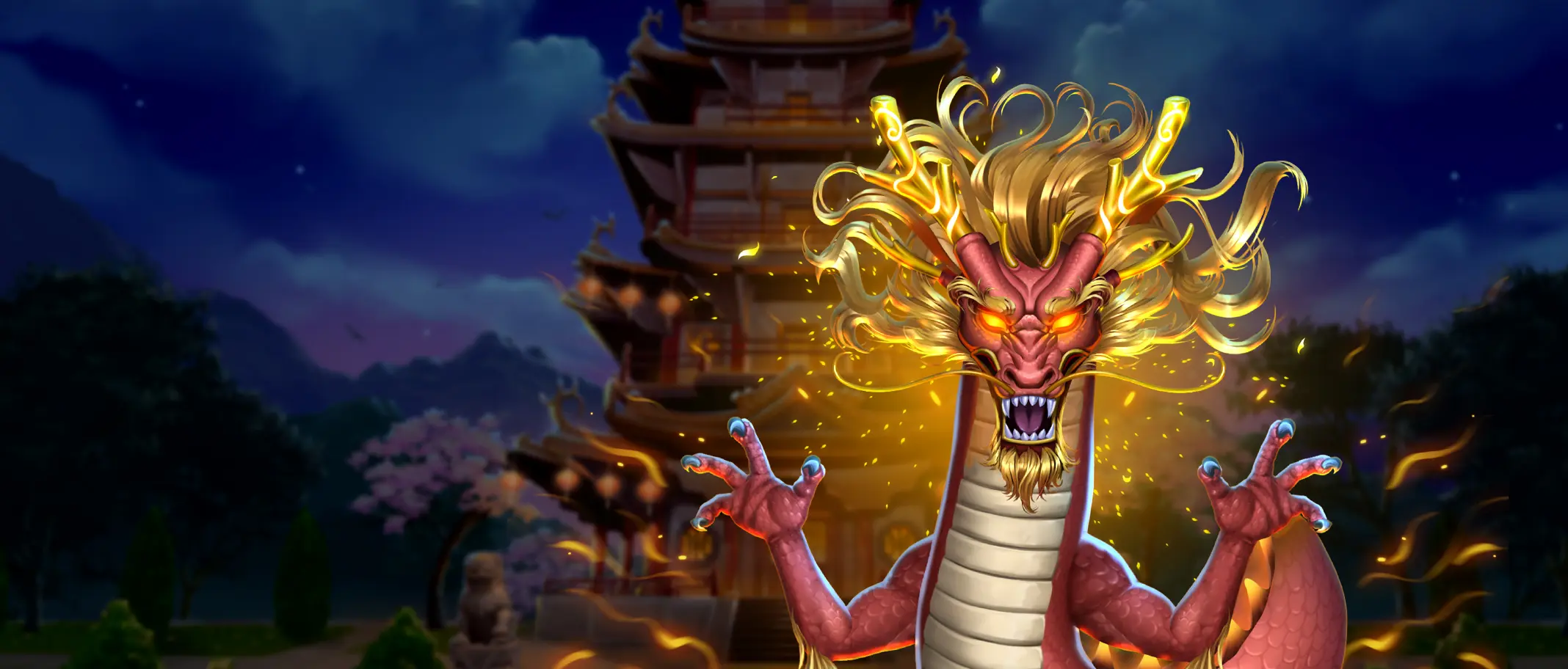Blazing Dragon Fortunes - arte oficial del juego