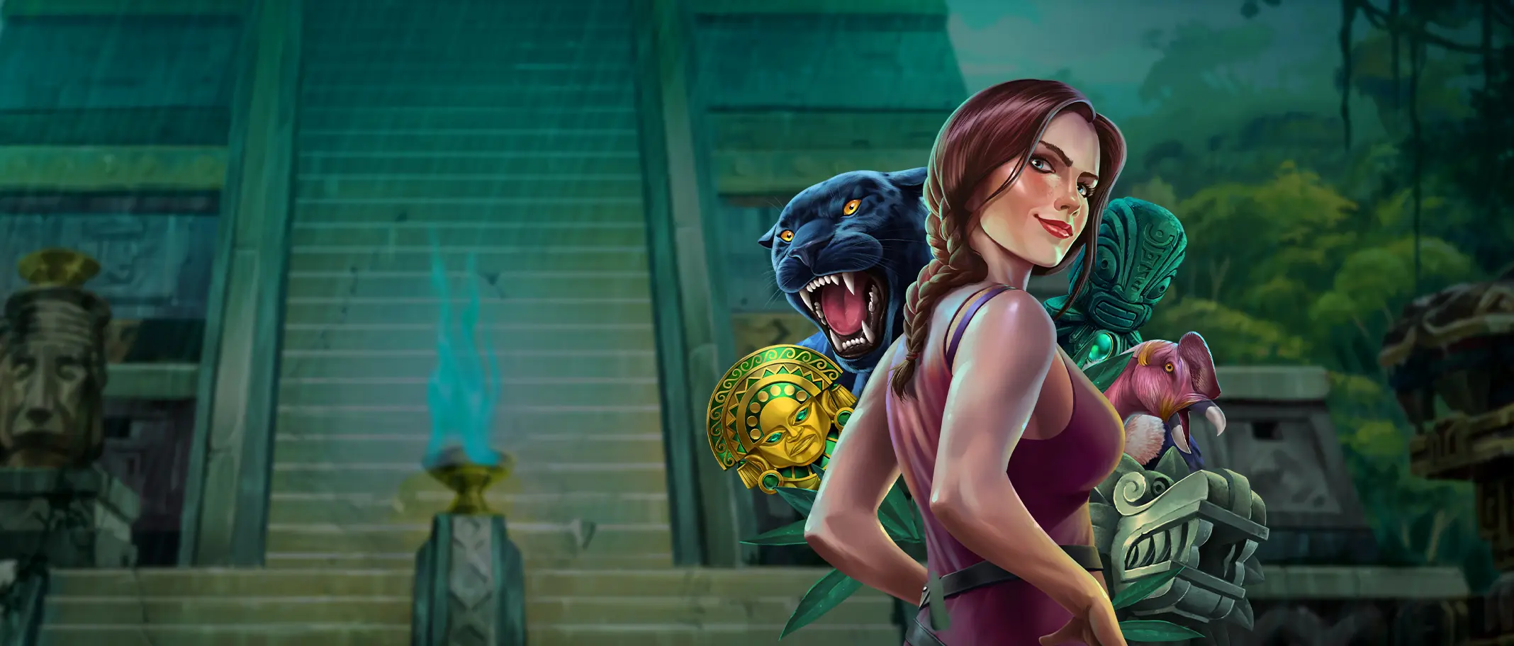 Cat Wilde and the Incan Quest - official slot artwork