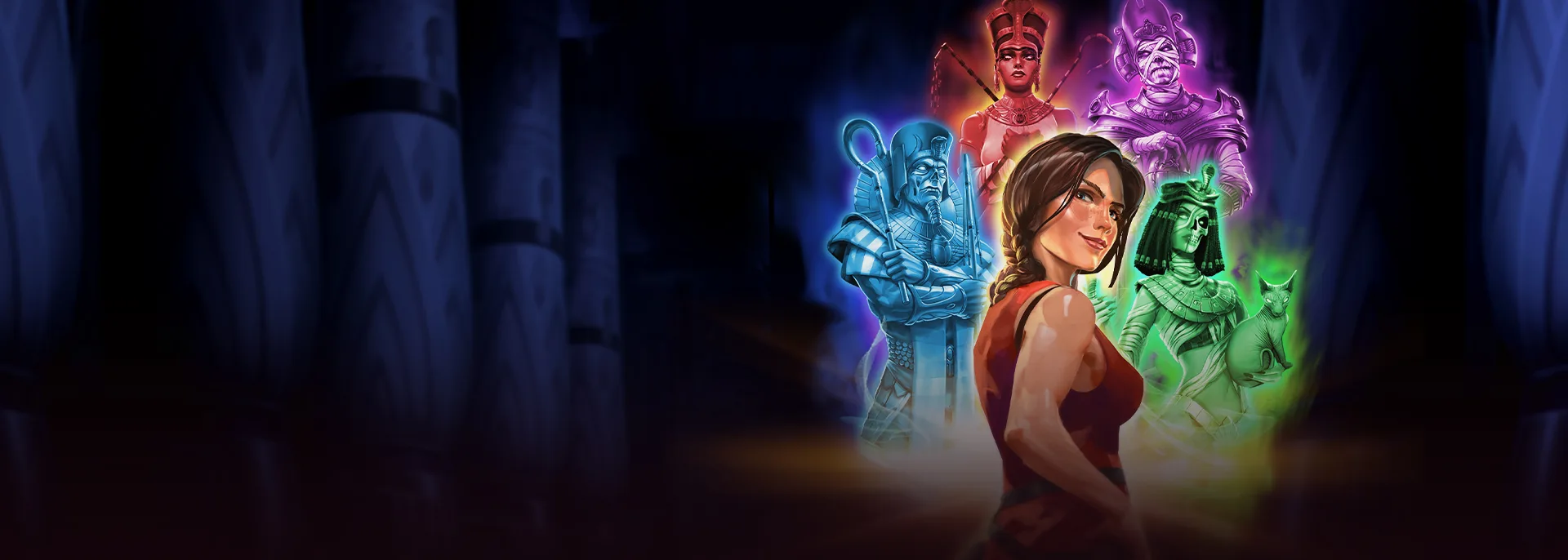 Cat Wilde and the Pyramids of Dead - official slot artwork