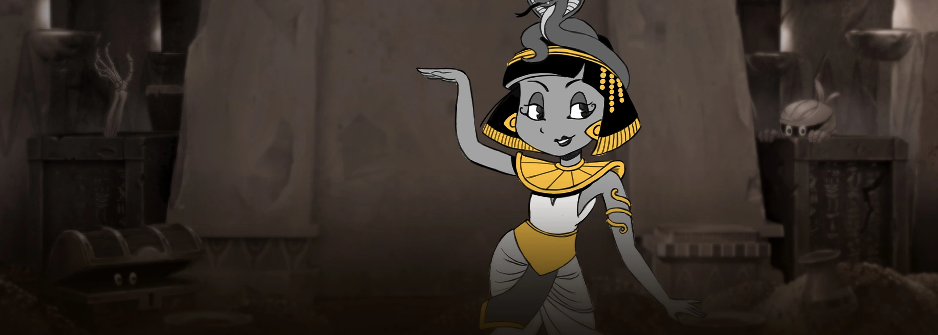 Charlie Chance and the Curse of Cleopatra - official slot artwork
