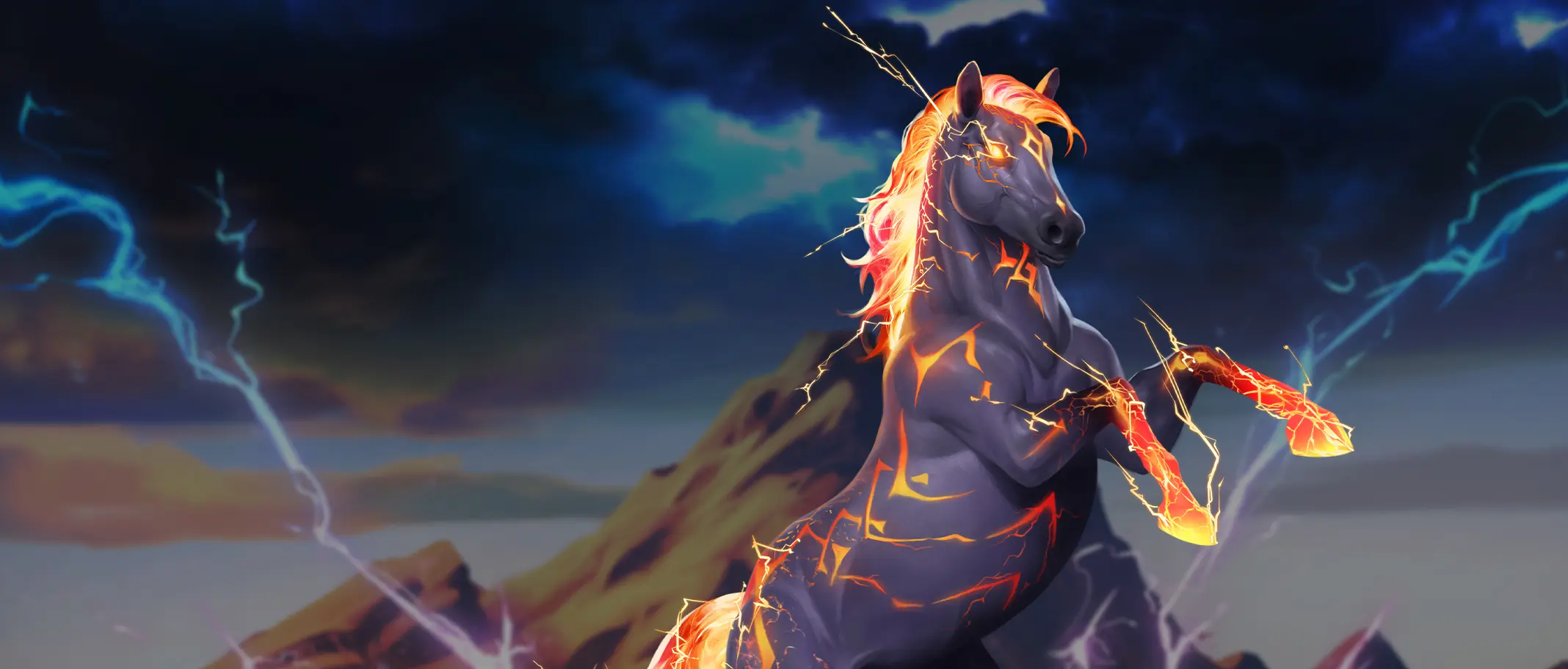 Colt Lightning Firestorm - official slot artwork