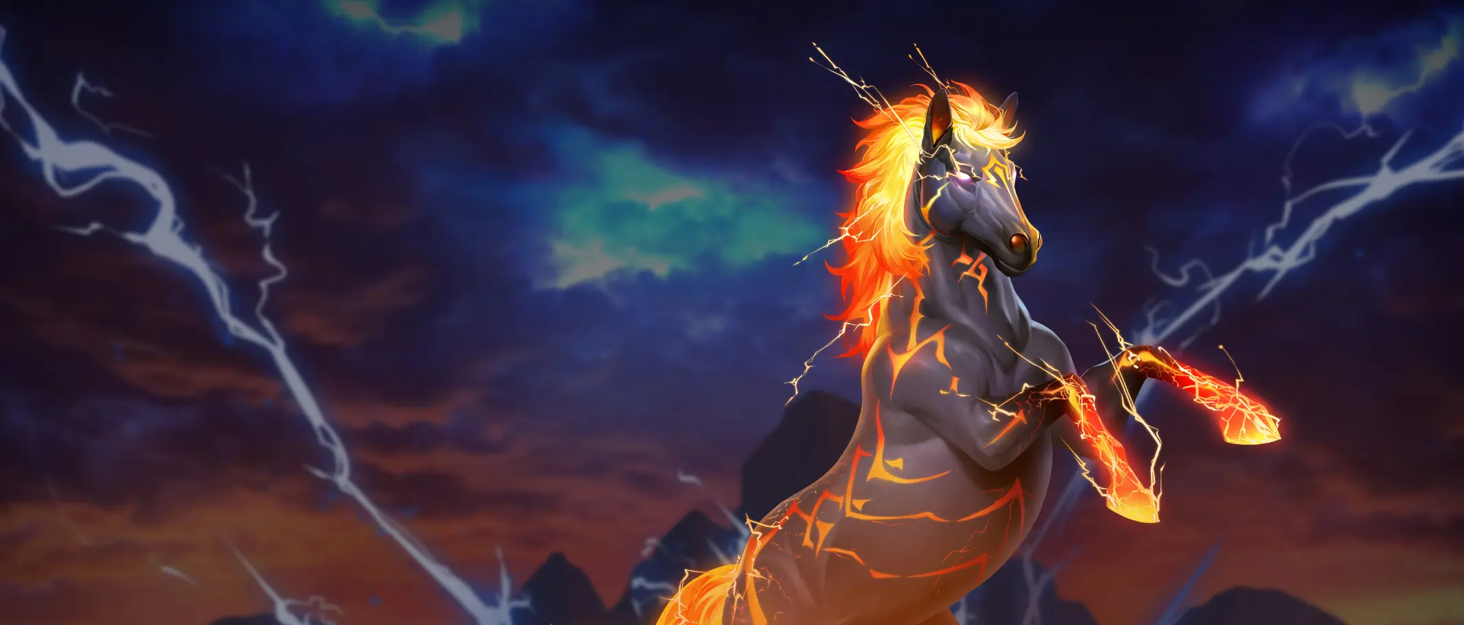 Colt Lightning Inferno - official slot artwork