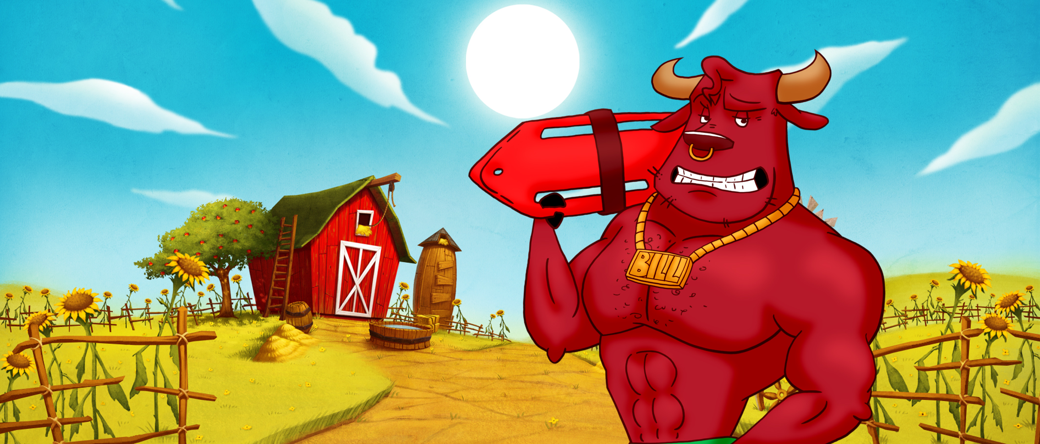 Crazy Cows - official slot artwork