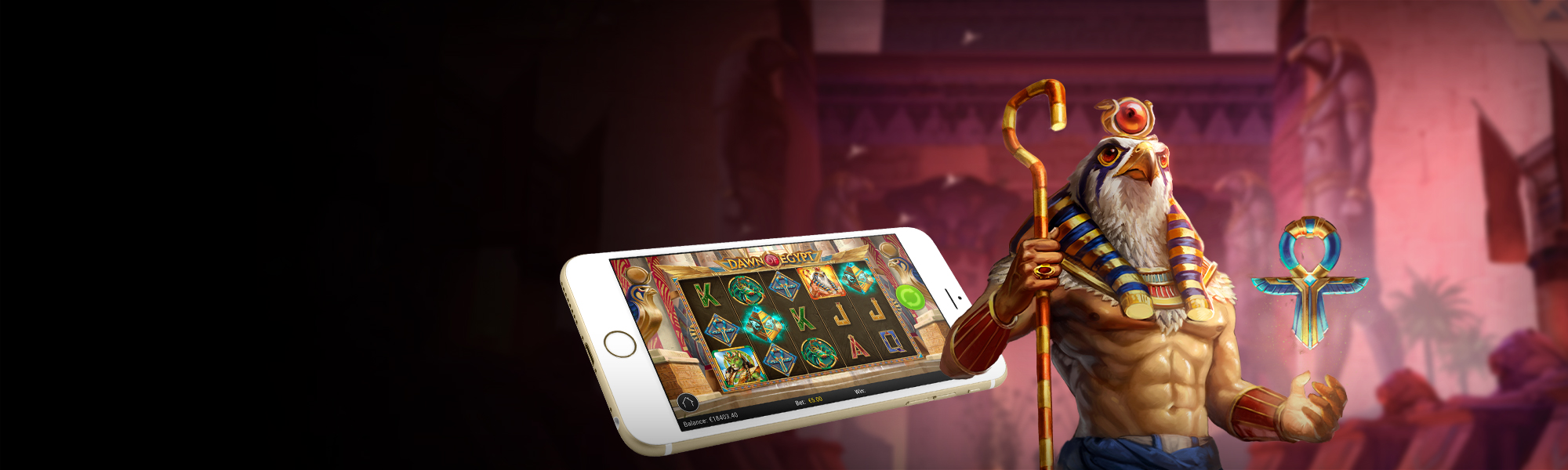 Dawn of Egypt - official slot artwork