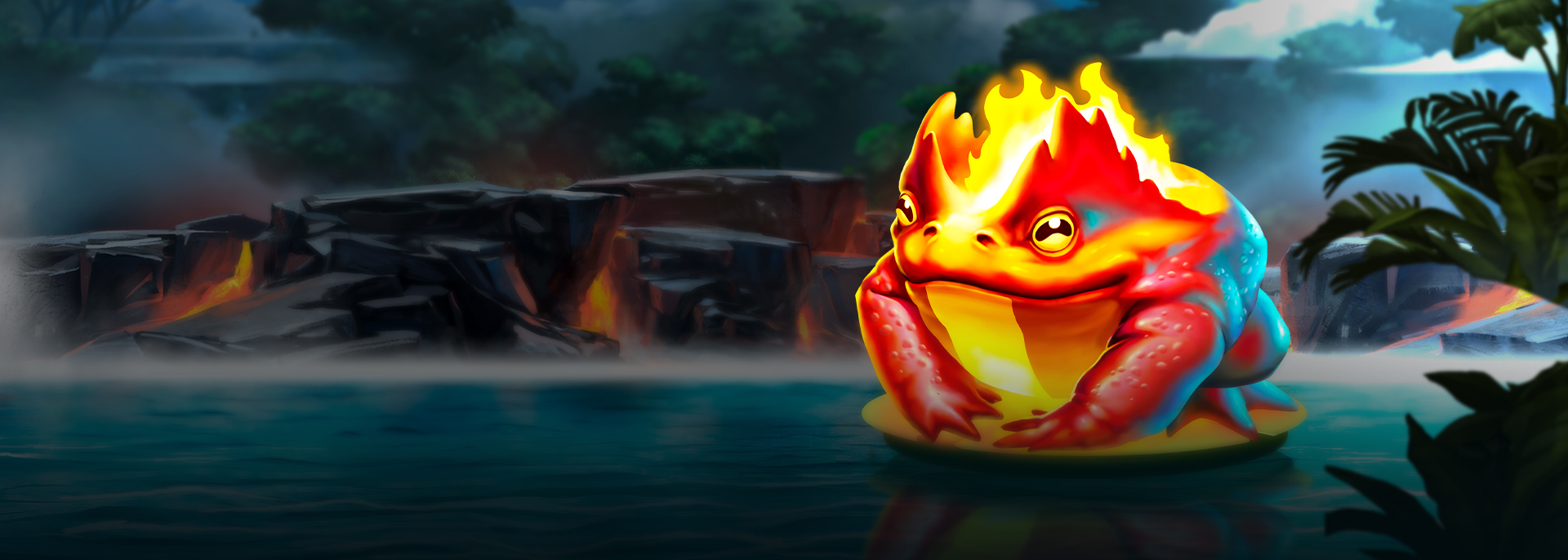 Fire Toad - official slot artwork