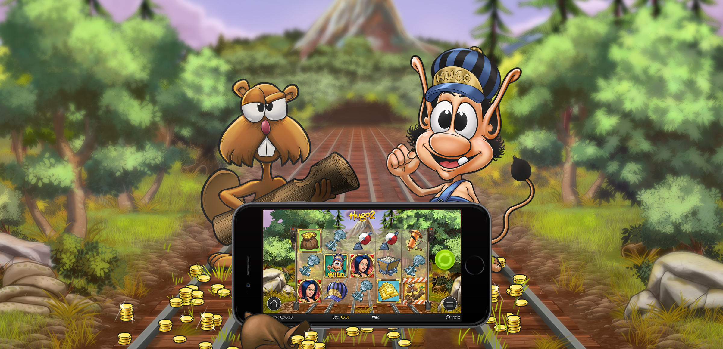 Hugo 2 - official slot artwork