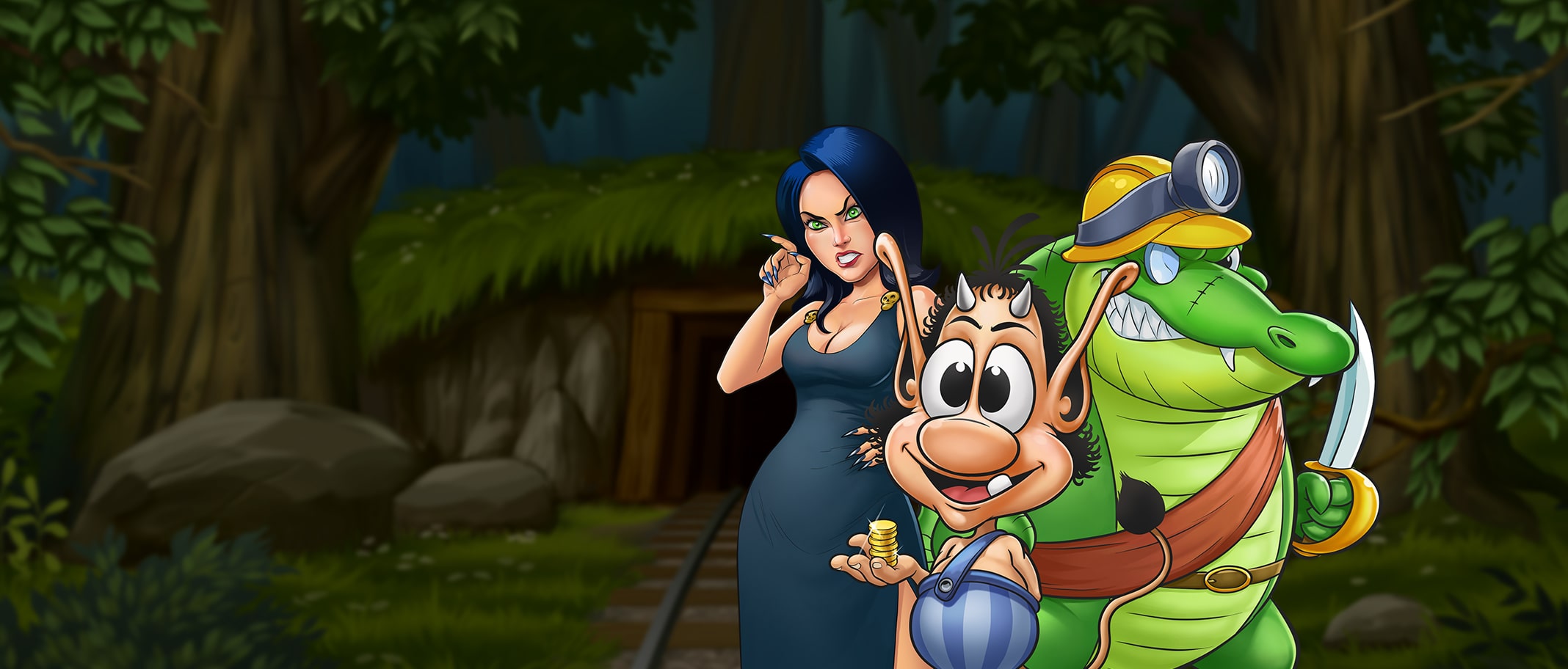 Hugo - arte oficial do jogo