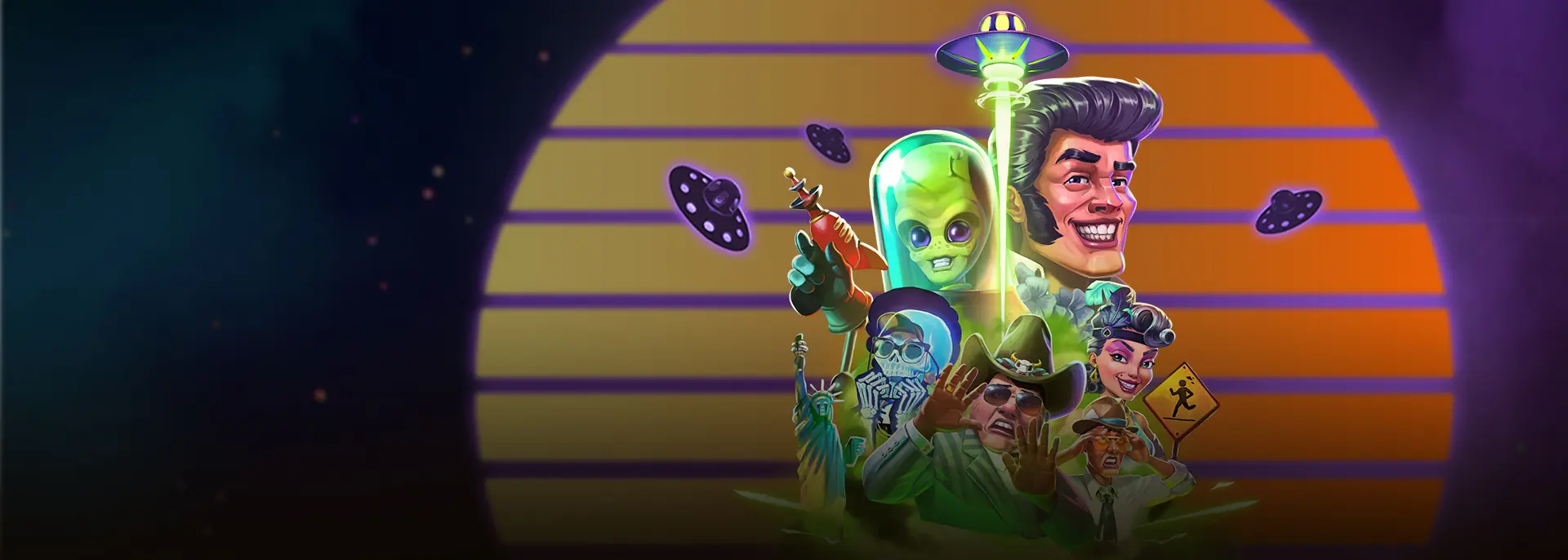 Invading Vegas - official slot artwork