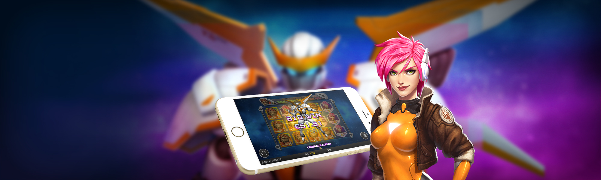 Iron Girl - arte oficial do jogo