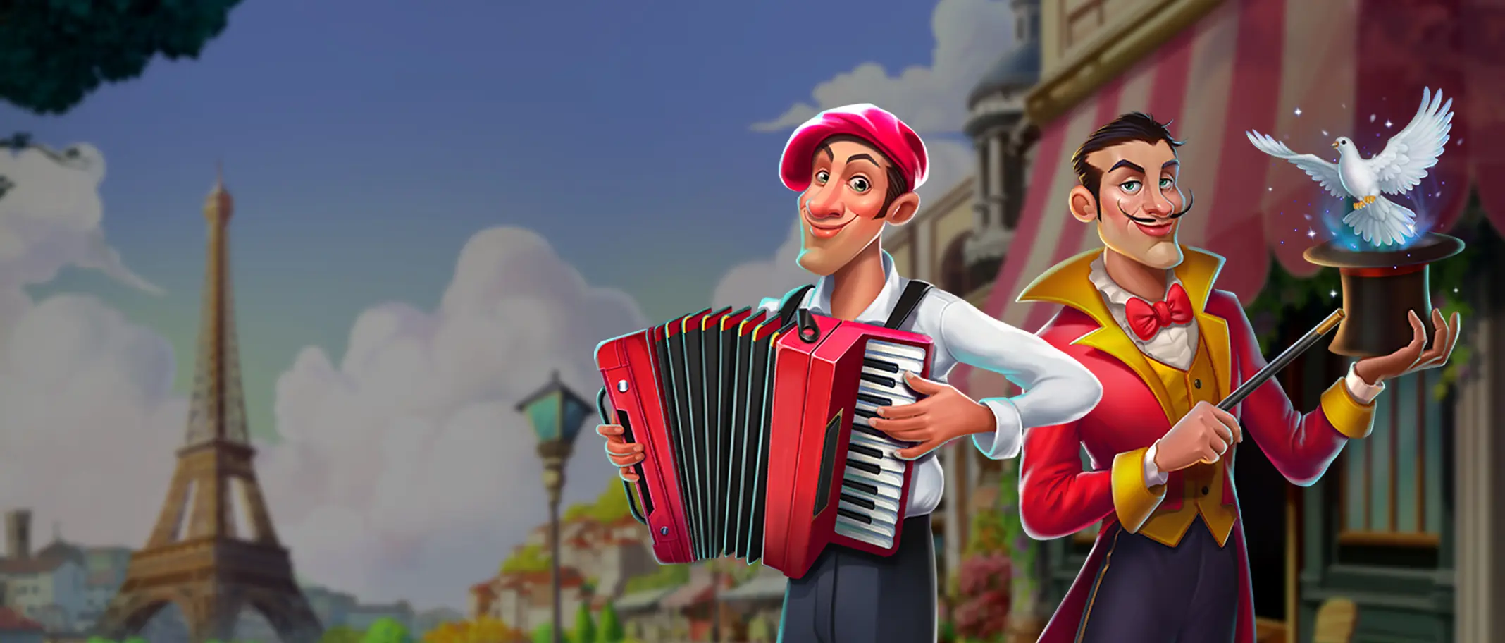 Journey to Paris - arte oficial do jogo