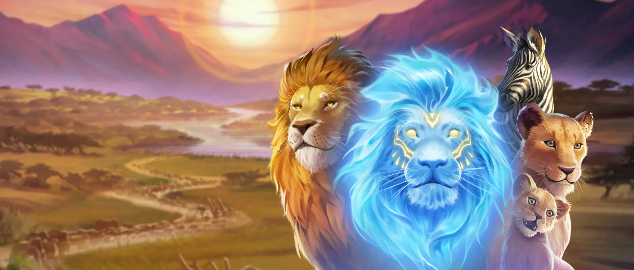 Lion Saga Odyssey - arte oficial do jogo