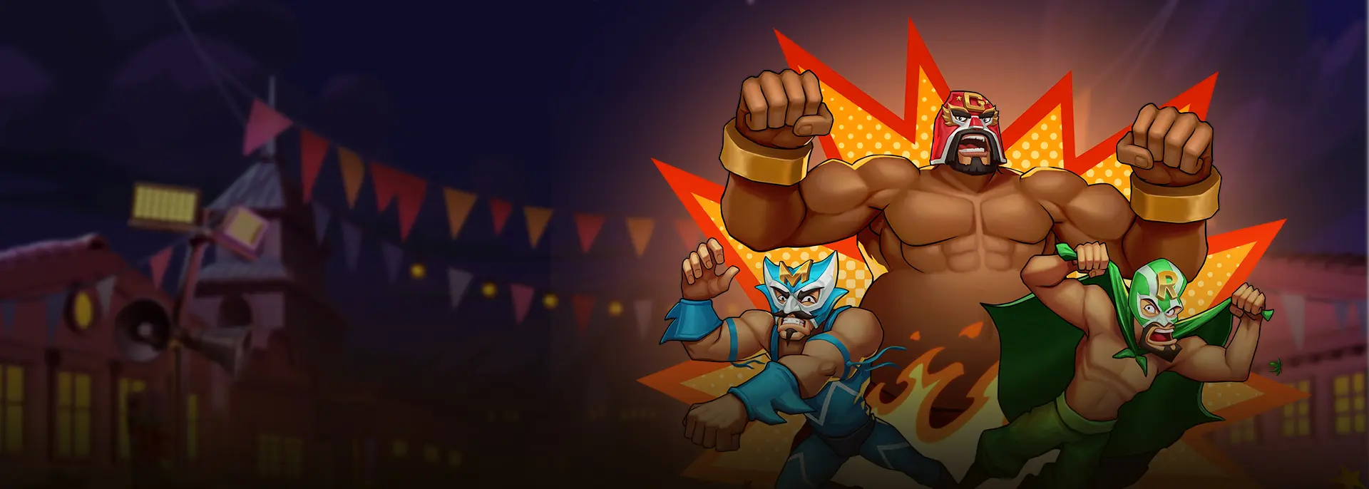 Luchamigos - official slot artwork