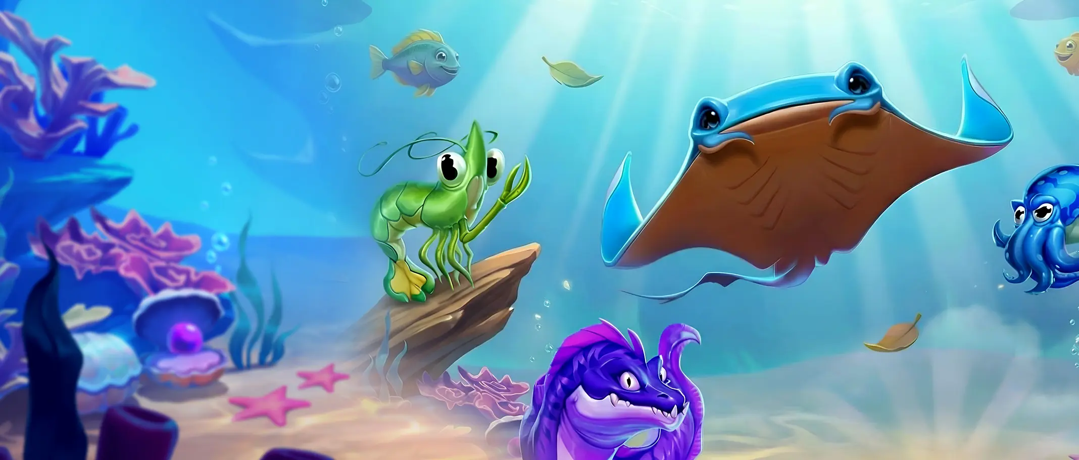 Manta Mayhem - official slot artwork