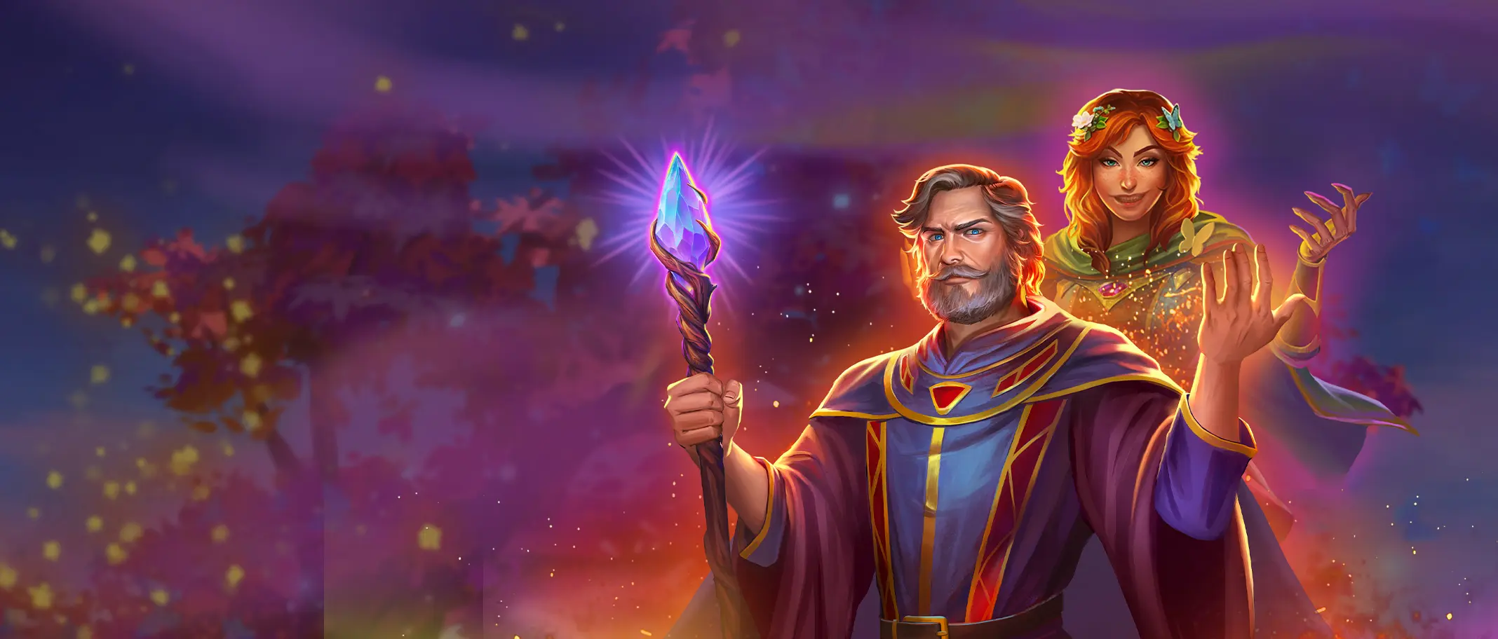 Merlin Realm of Charm - official slot artwork
