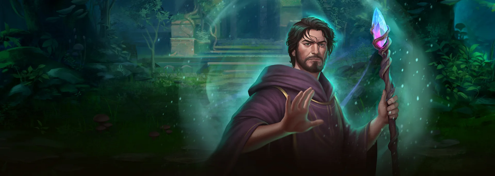 Merlin's Grimoire - official slot artwork