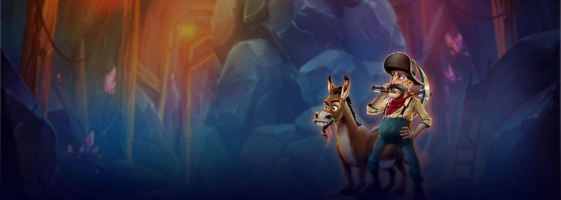 Miner Donkey Trouble - official slot artwork