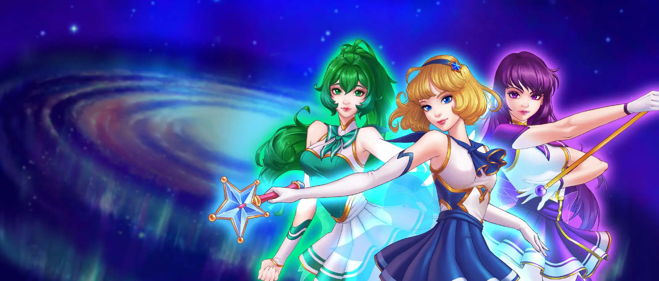Moon Princess Stargazing - official slot artwork