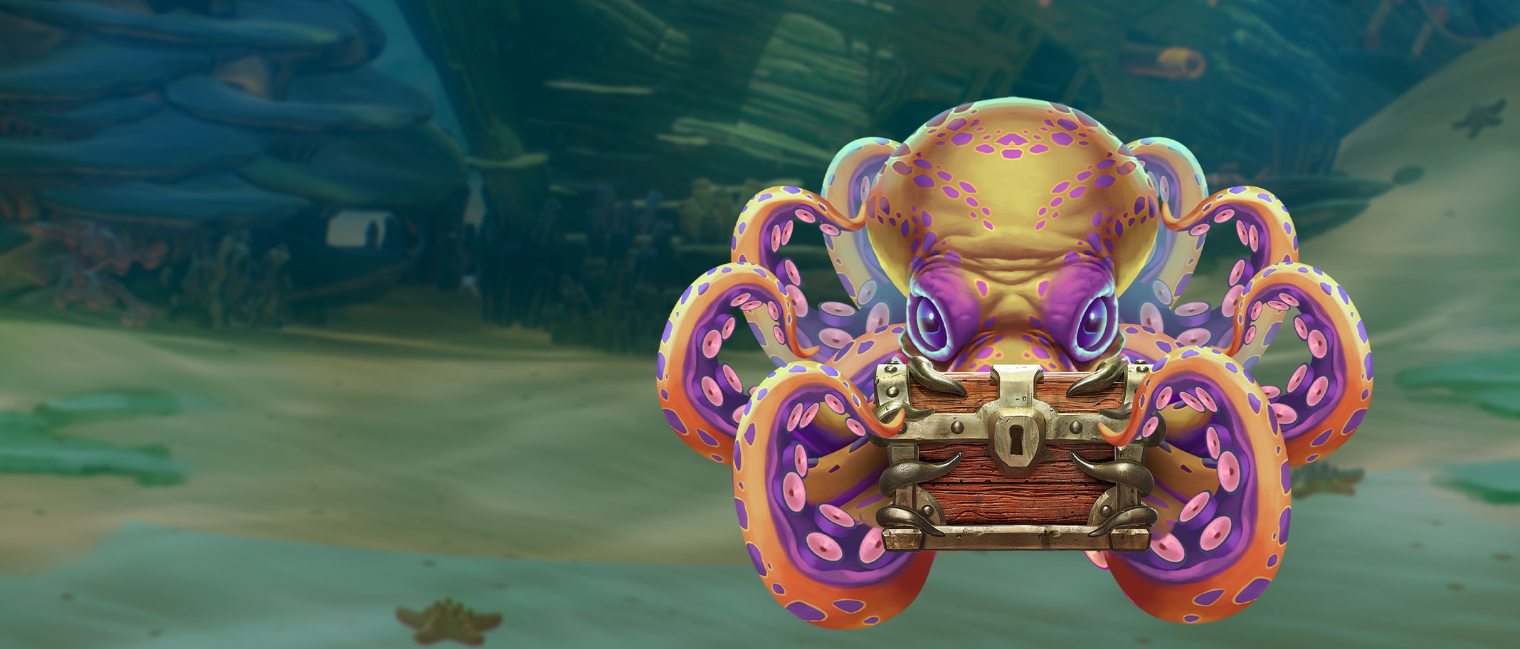 Octopus Treasure - official slot artwork