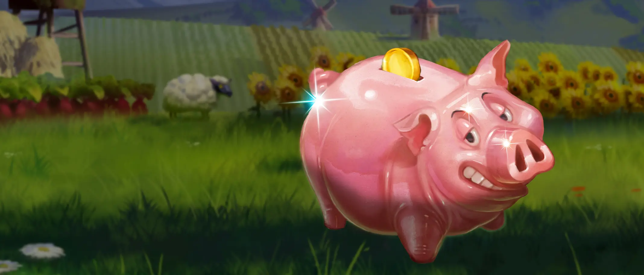 Piggy Bank Farm - official slot artwork