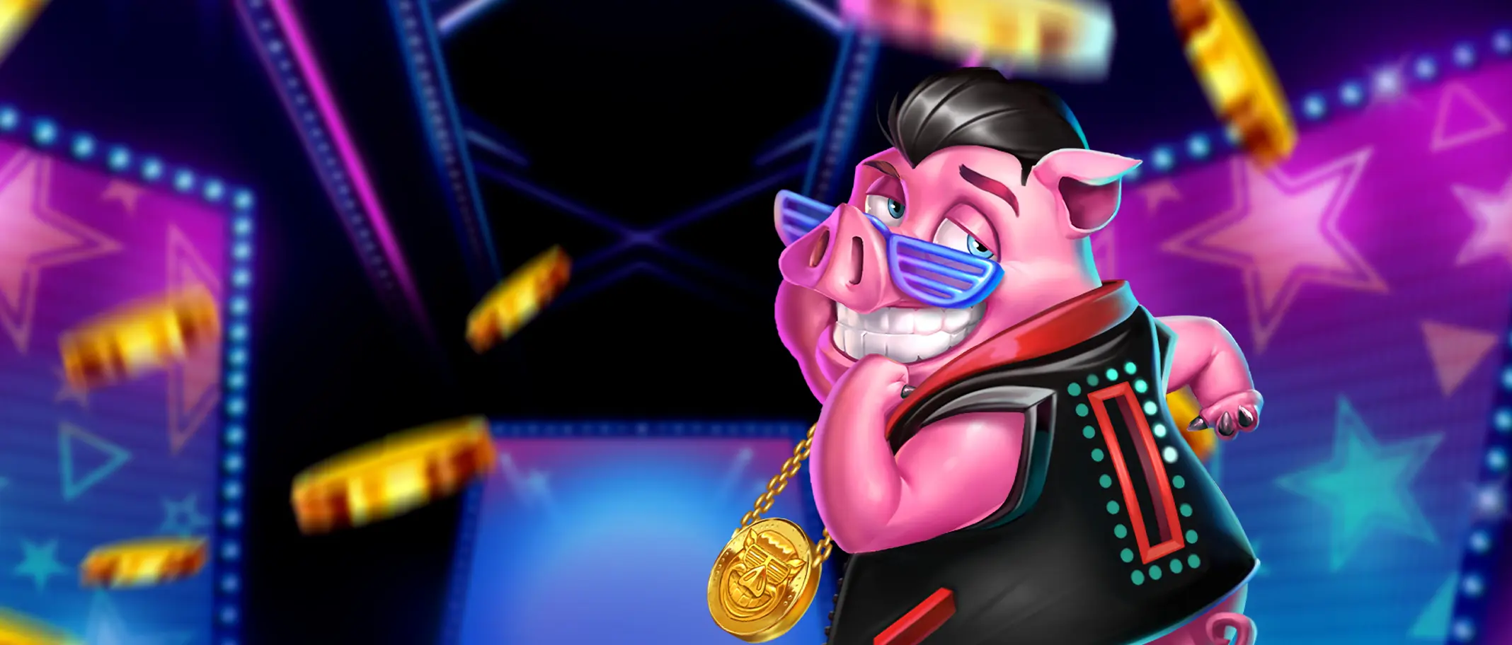 Piggy Blitz Disco Gold - arte oficial del juego