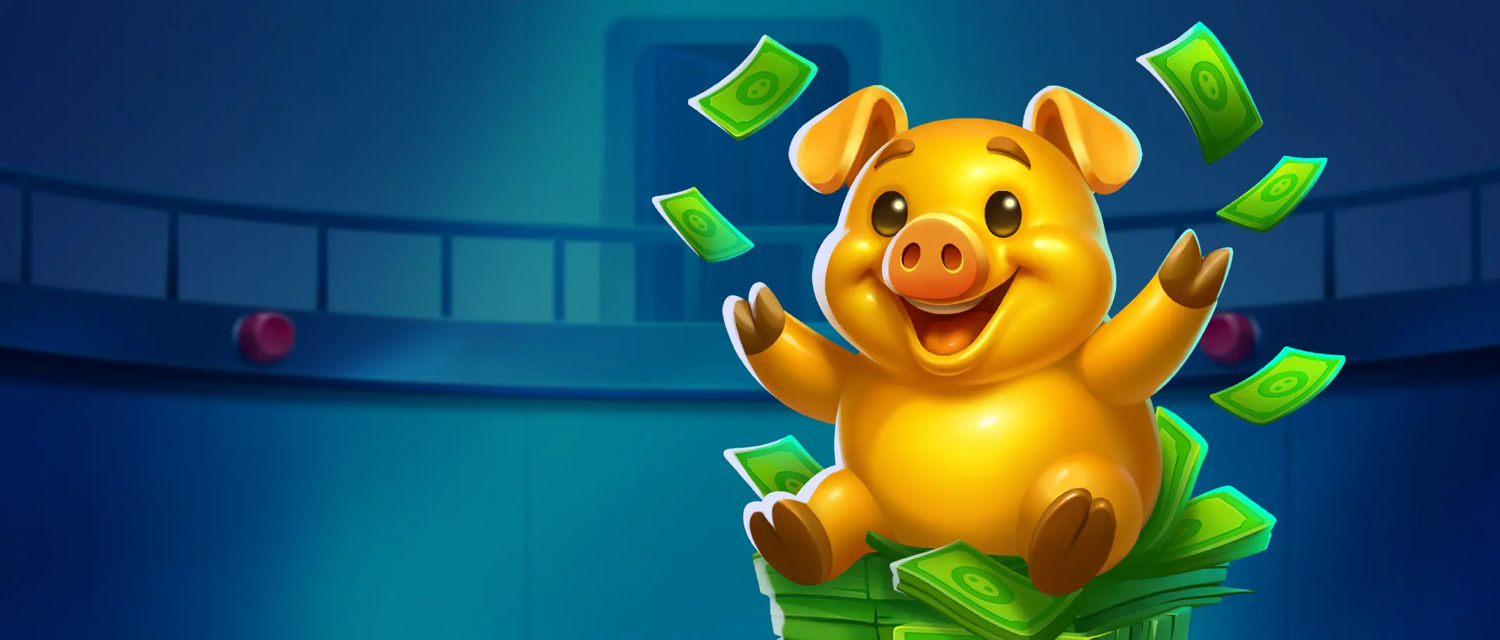 Piggy Heist - official slot artwork