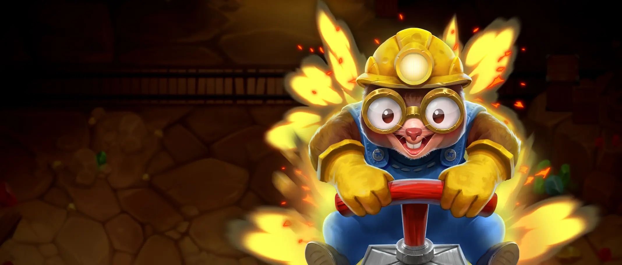 Play'n GO Mole Digger - official slot artwork
