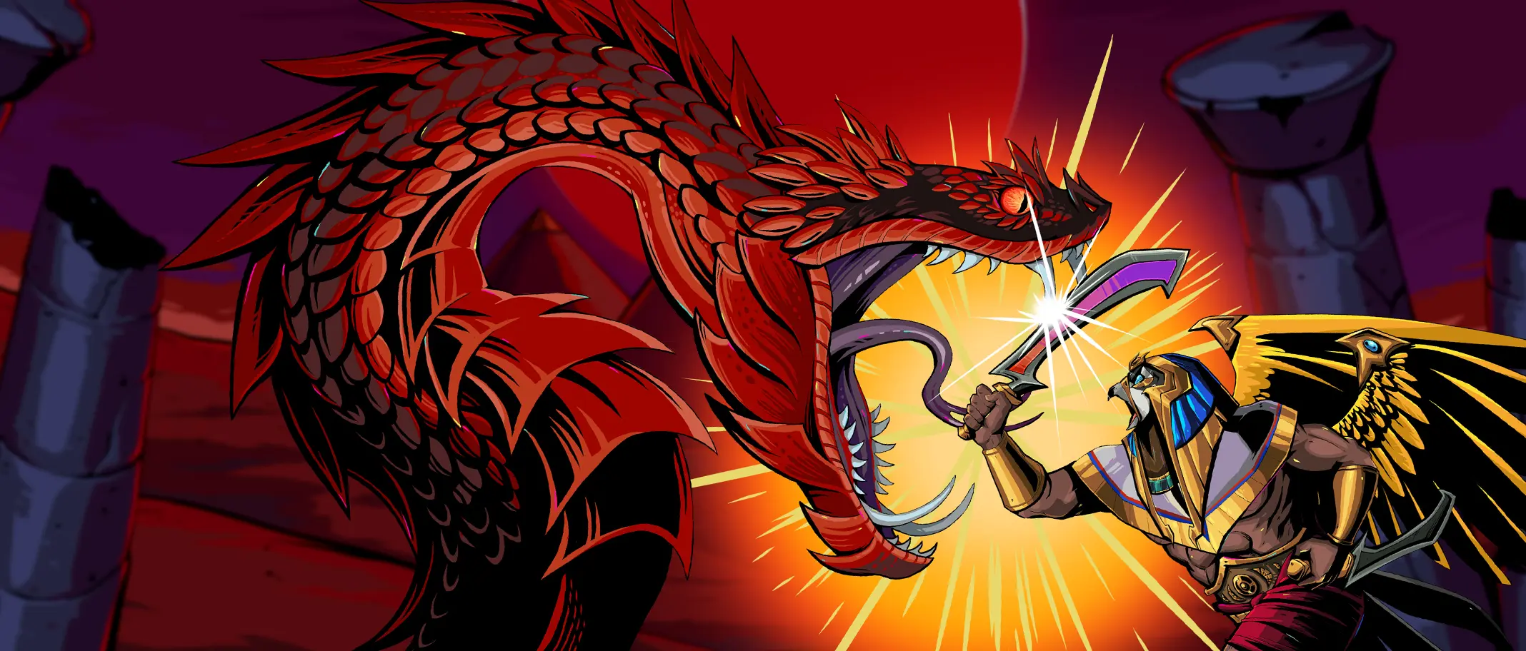 Ra's Reckoning - arte oficial del juego