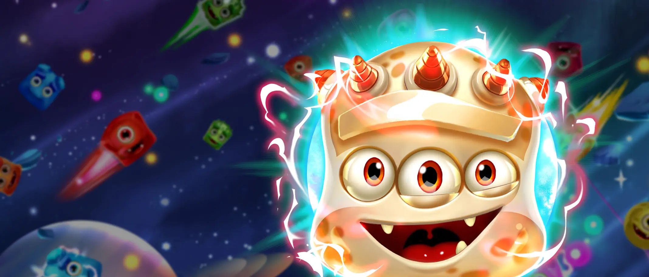 Reactoonz 100 - official slot artwork