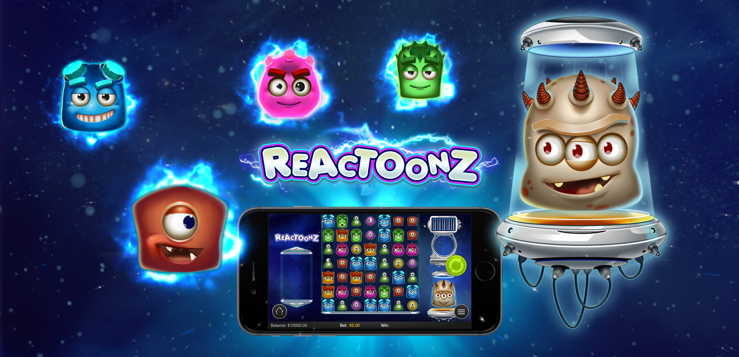 Reactoonz - arte oficial del juego