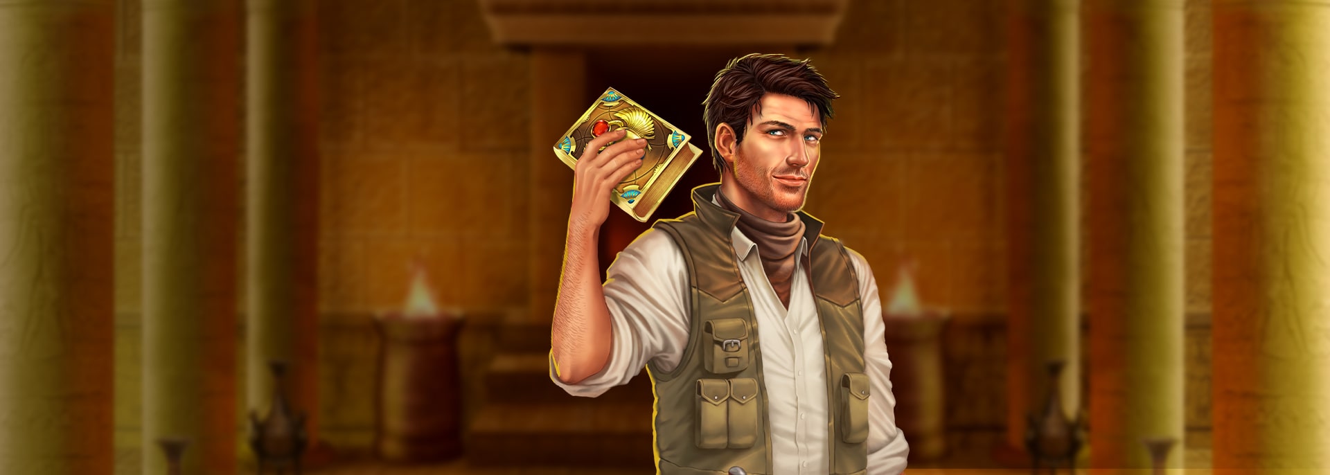 Rich Wilde and the Book of Dead - official slot artwork