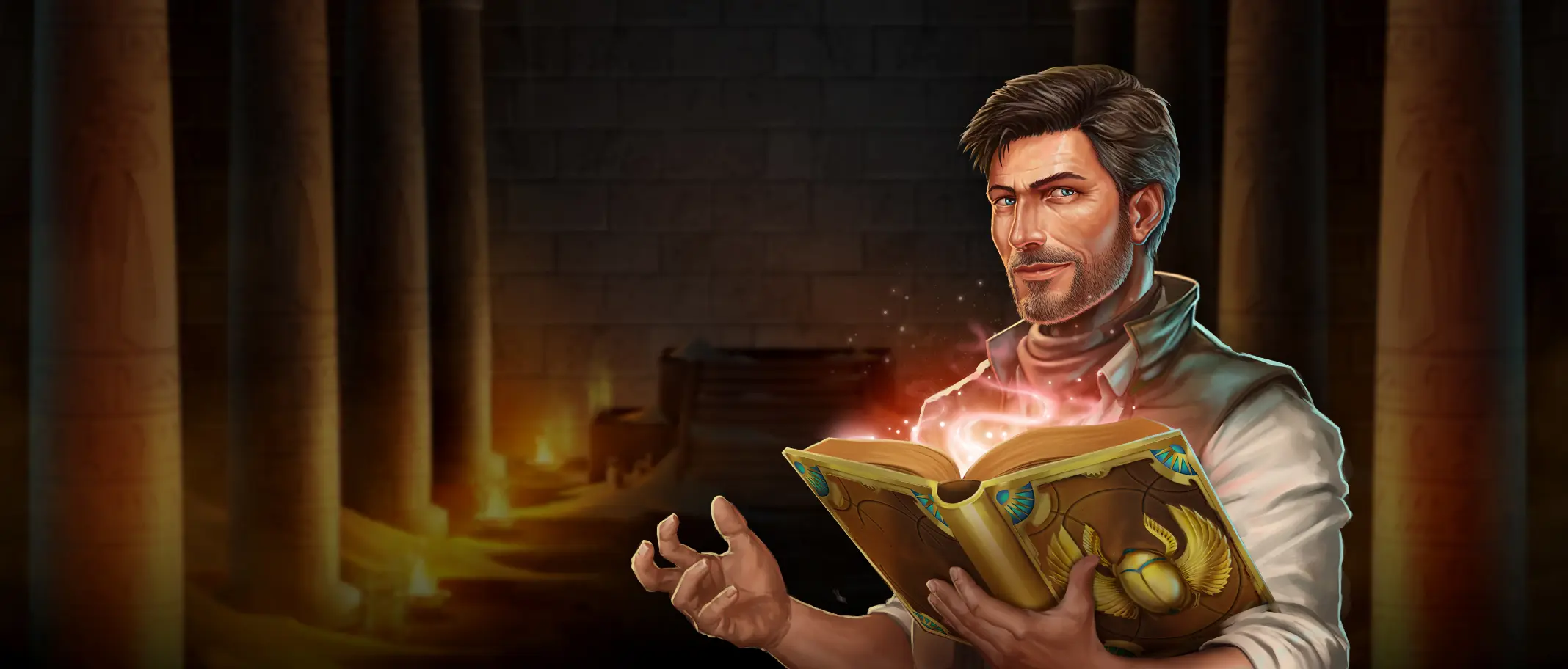 Rich Wilde and the Tome of Dead - official slot artwork