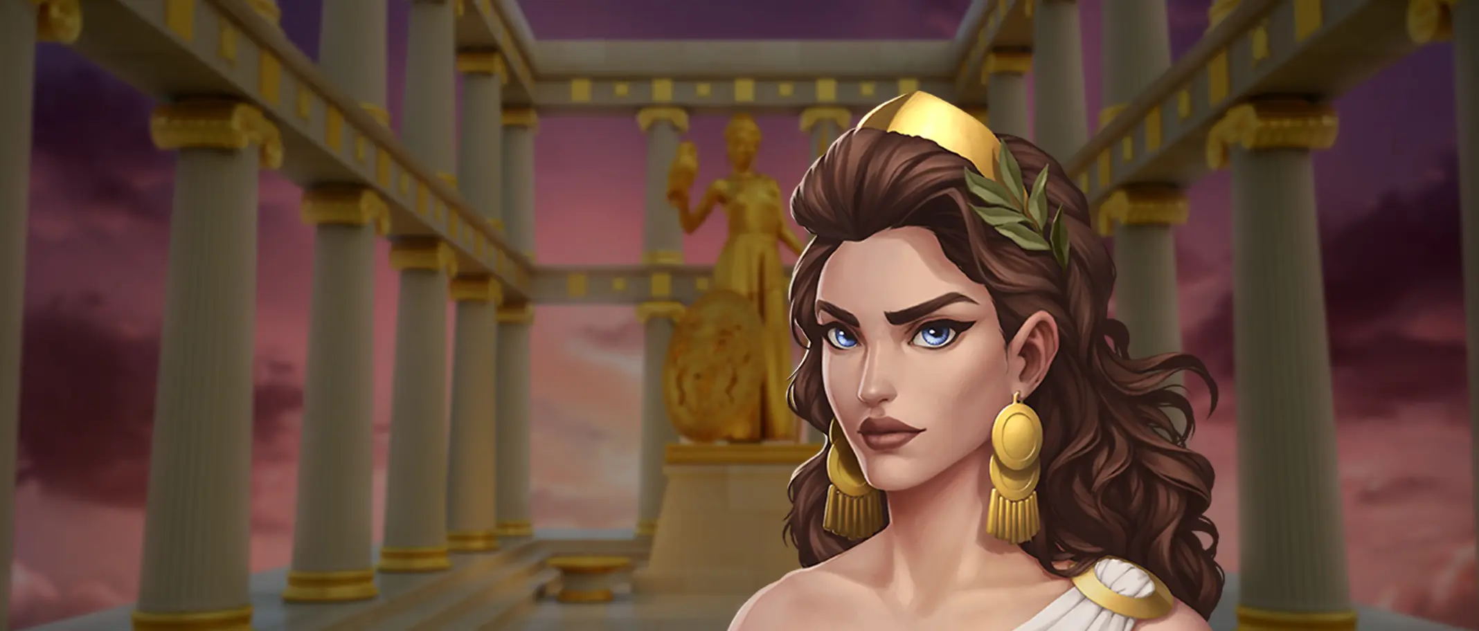 Rise of Athena - official slot artwork